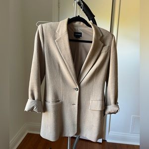 Club Monaco camel blazer